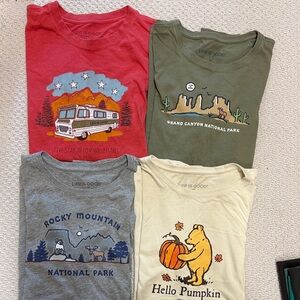 Life is Good ( set of 4) large Graphic tees